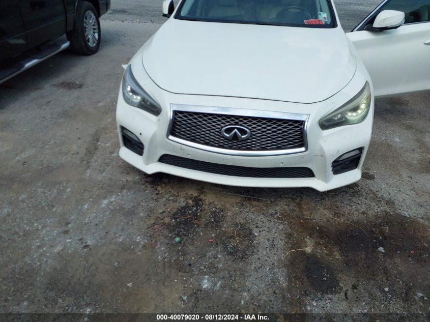 2014 Infiniti Q50 Sport VIN: JN1BV7AP5EM683640 Lot: 40079020