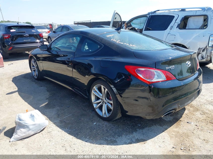 2012 Hyundai Genesis 3.8L VIN: KMHHU6KH7CU079544 Lot: 40079110