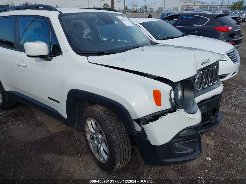 2016 Jeep Renegade Latitude VIN: ZACCJABT4GPD92444 Lot: 40079131