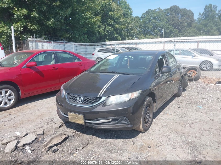 2013 HONDA CIVIC VIN: 19XFB2F50DE261421