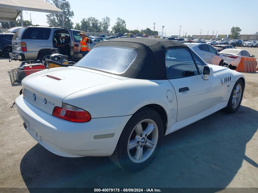 2002 BMW Z3 2.5I VIN: 4USCN334X2LM05082 Lot: 40079175