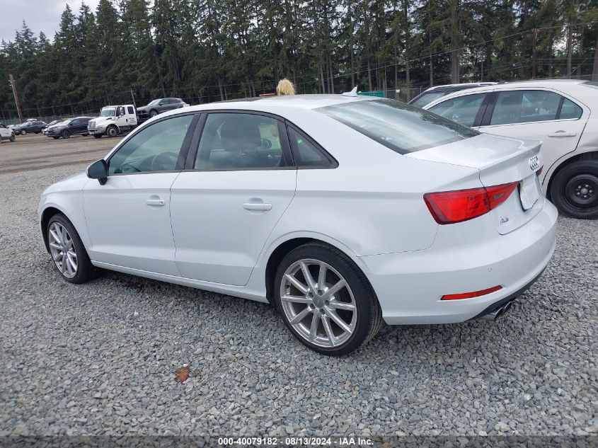 2016 Audi A3 1.8T Premium VIN: WAUA7GFF3G1098818 Lot: 40079182