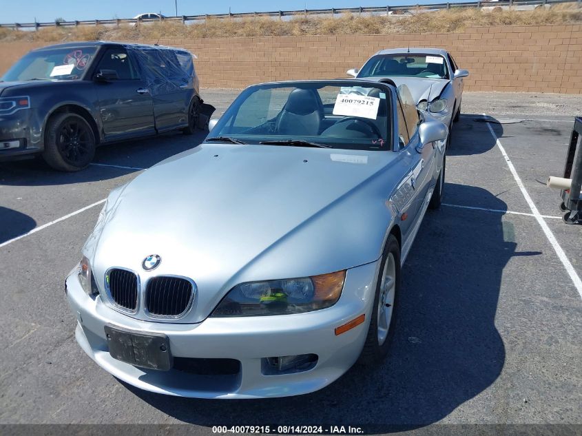 1998 BMW Z3 2.8 VIN: 4USCJ3324WLC09948 Lot: 40079215