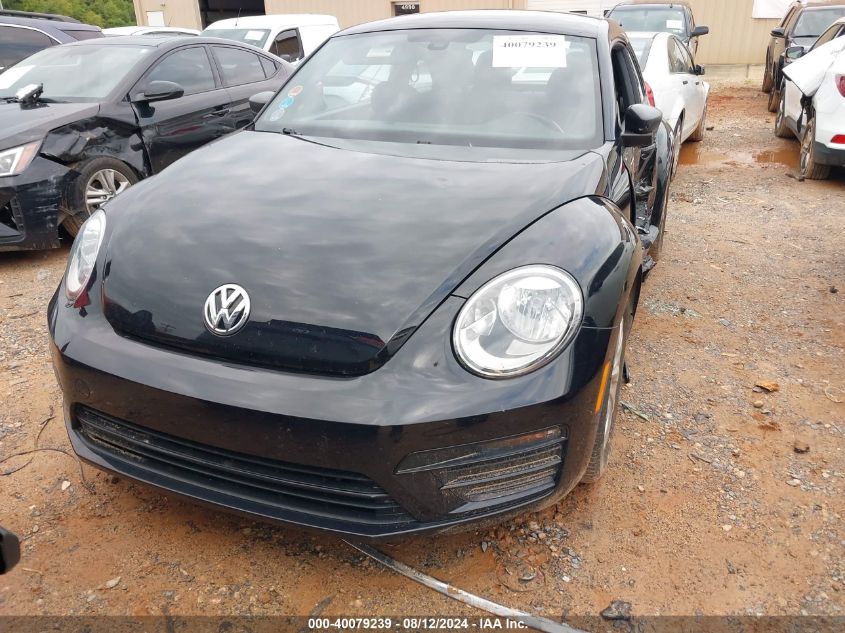 VIN 3VWF17AT8HM611683 2017 VOLKSWAGEN BEETLE #PINKBEETLE/1.8T CLASSIC/1.8T S