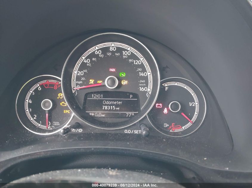 VIN 3VWF17AT8HM611683 2017 VOLKSWAGEN BEETLE #PINKBEETLE/1.8T CLASSIC/1.8T S