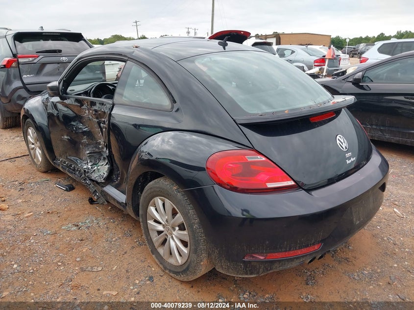 VIN 3VWF17AT8HM611683 2017 VOLKSWAGEN BEETLE #PINKBEETLE/1.8T CLASSIC/1.8T S