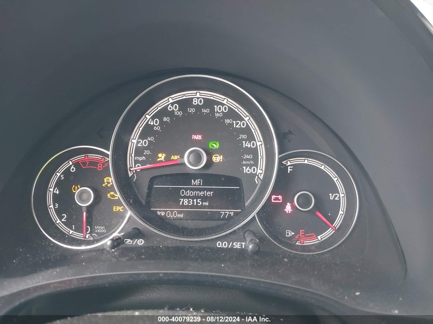 VIN 3VWF17AT8HM611683 2017 VOLKSWAGEN BEETLE #PINKBEETLE/1.8T CLASSIC/1.8T S
