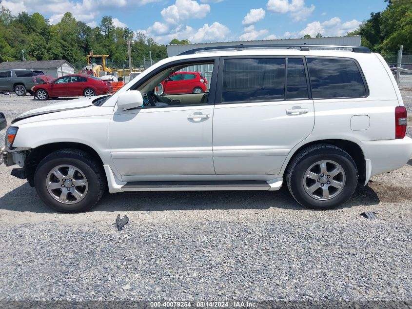 2005 Toyota Highlander V6 VIN: JTEEP21A750130865 Lot: 40079254