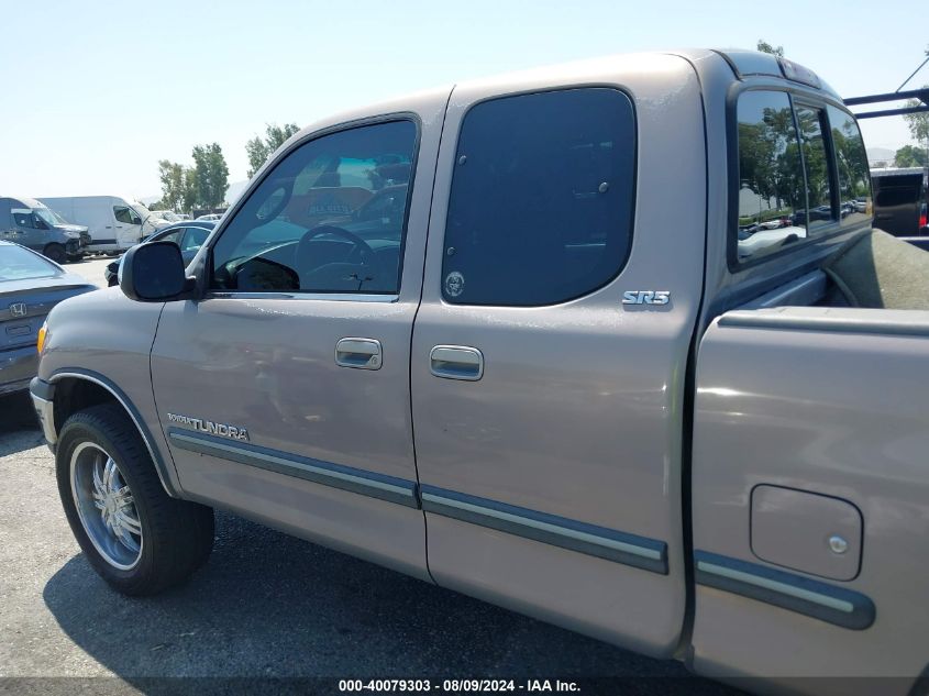 2001 Toyota Tundra Sr5 VIN: 5TBRN341X1S215406 Lot: 40079303