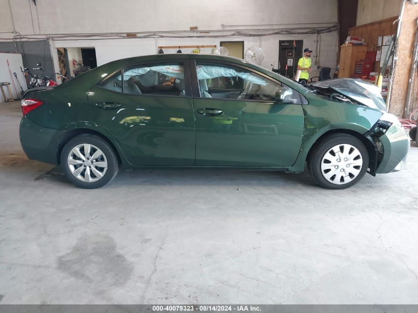 2014 Toyota Corolla Le VIN: 2T1BURHE3EC028647 Lot: 40079323