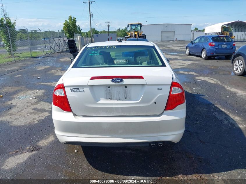 2012 Ford Fusion Se VIN: 3FAHP0HA3CR341821 Lot: 40079386