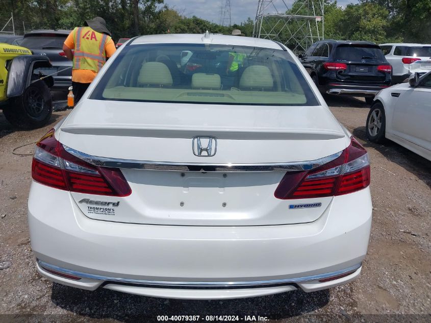 2017 Honda Accord Hybrid VIN: JHMCR6F35HC023595 Lot: 40079387