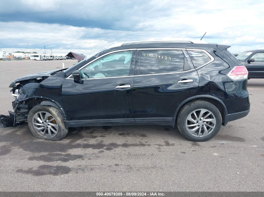 2014 Nissan Rogue Sl VIN: 5N1AT2MV3EC829045 Lot: 40079389