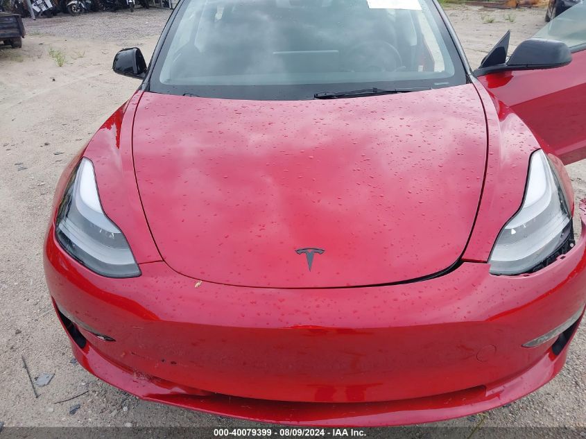 2023 Tesla Model 3 Long Range Dual Motor All-Wheel Drive VIN: 5YJ3E1EB3PF632971 Lot: 40079399