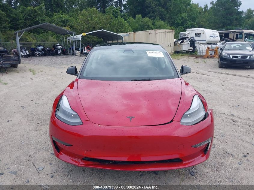 2023 Tesla Model 3 Long Range Dual Motor All-Wheel Drive VIN: 5YJ3E1EB3PF632971 Lot: 40079399