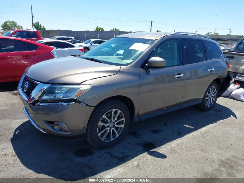 VIN 5N1AR2MM0DC669792 2013 Nissan Pathfinder, SV no.2