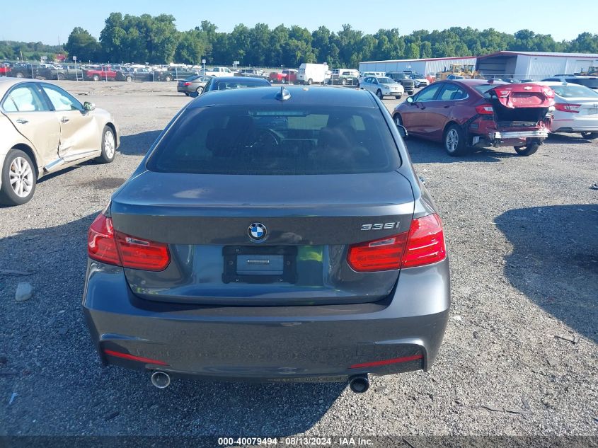 2015 BMW 335I VIN: WBA3A9G50FNT09802 Lot: 40079494