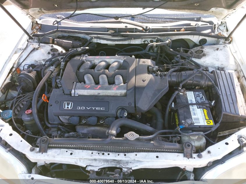 2001 Honda Accord 3.0 Ex VIN: 1HGCG225X1A030567 Lot: 40079540