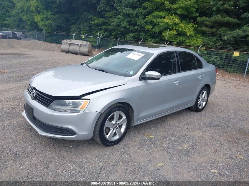 2011 Volkswagen Jetta 2.0L Tdi VIN: 3VWLL7AJ4BM115721 Lot: 40079551