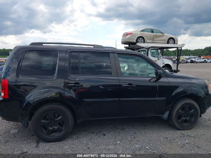 2009 Honda Pilot Ex-L VIN: 5FNYF385X9B027935 Lot: 40079573