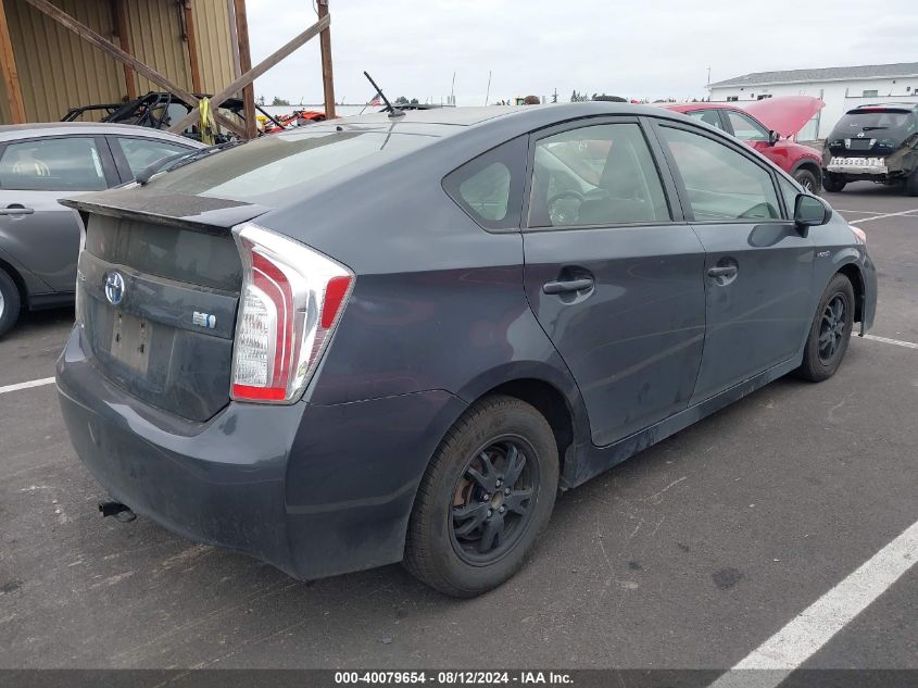 VIN JTDKN3DU2E1788760 2014 Toyota Prius, Two no.4