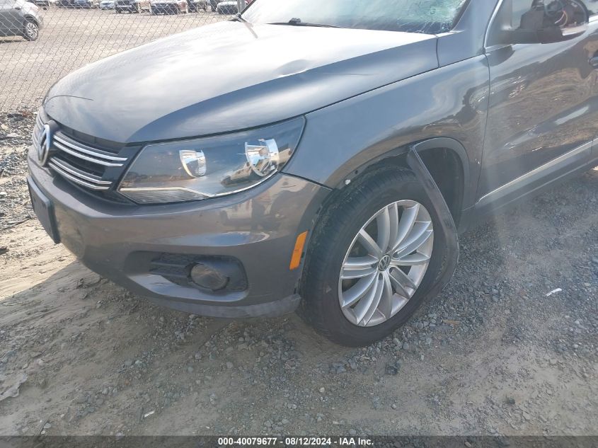 2013 Volkswagen Tiguan Se VIN: WVGAV3AX7DW607451 Lot: 40079677