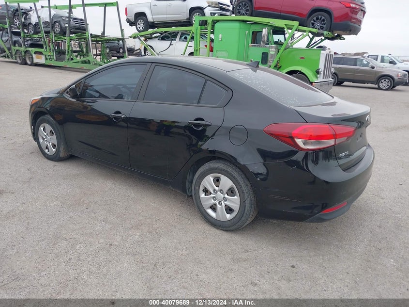 Vin: 3kpfk4a73he132826, lot: 40567294, kia forte lx 20173