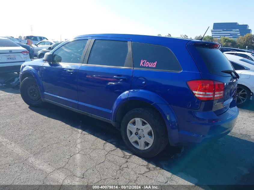 2012 Dodge Journey Se/Avp VIN: 3C4PDCAB3CT307044 Lot: 40079814