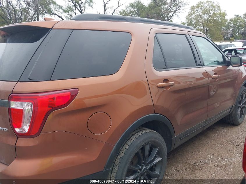 2017 Ford Explorer Xlt VIN: 1FM5K8D88HGA69368 Lot: 40079847