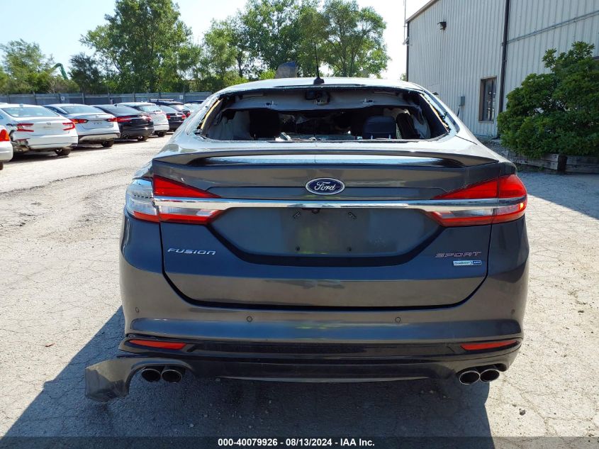 2017 Ford Fusion Sport VIN: 3FA6P0VP1HR148610 Lot: 40079926