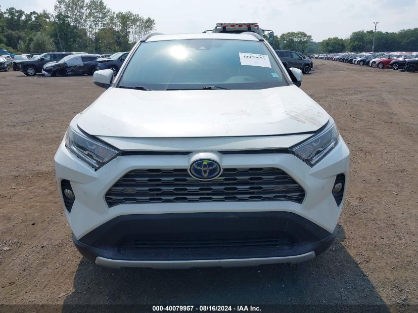 2019 Toyota Rav4 Hybrid Limited VIN: 2T3DWRFV2KW010261 Lot: 40079957