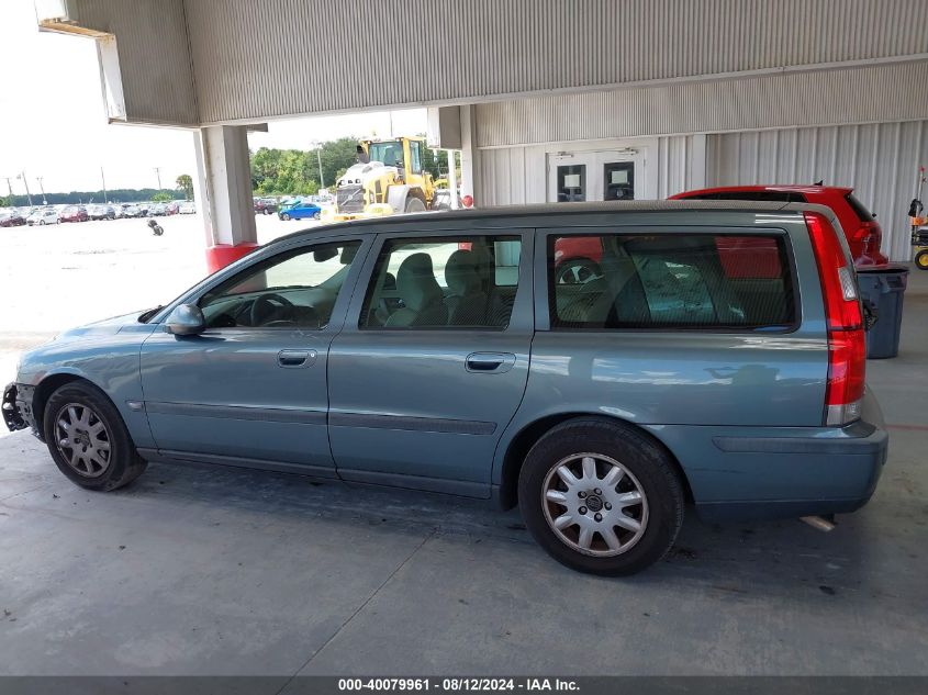 2001 Volvo V70 2.4 VIN: YV1SW61NX12055818 Lot: 40079961