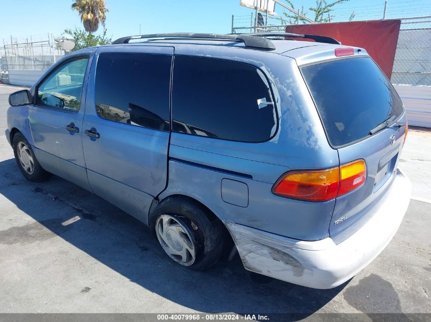 1999 Toyota Sienna Le VIN: 4T3ZF13C9XU167920 Lot: 40079968