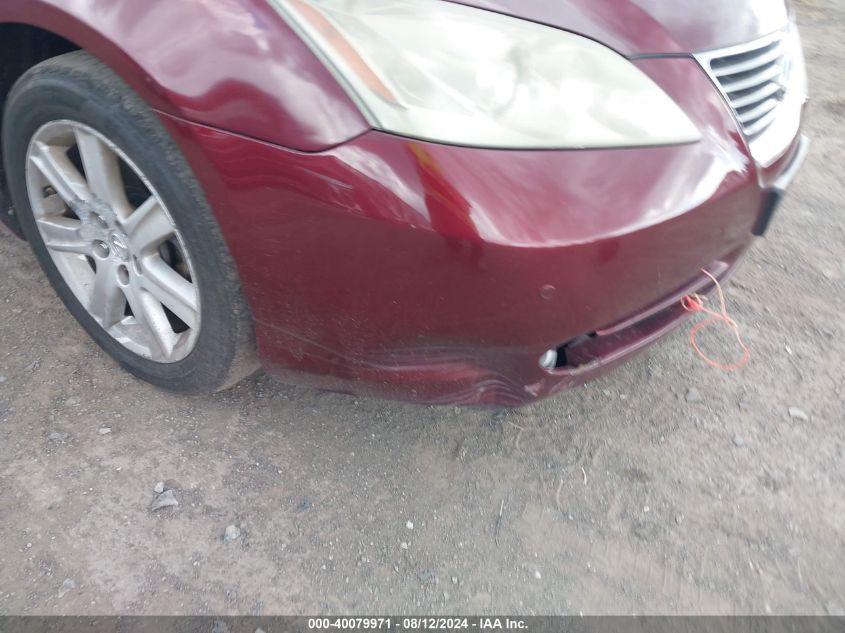 2008 Lexus Es 350 VIN: JTHBJ46G782162952 Lot: 40079971