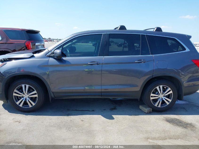 2018 Honda Pilot Ex-L VIN: 5FNYF6H54JB008481 Lot: 40079997