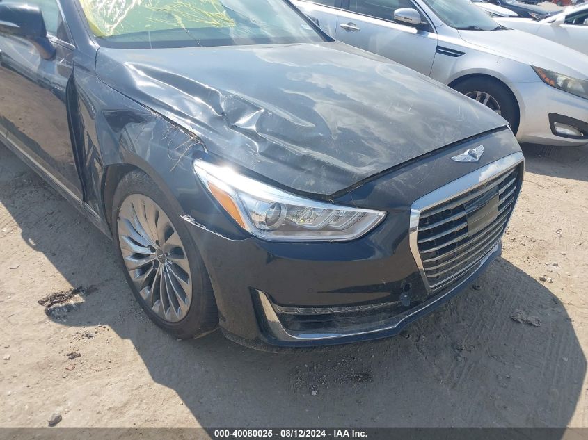 2018 Genesis G90 5.0 Ultimate VIN: KMHG54JH4JU049669 Lot: 40080025