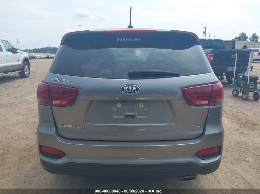 2019 KIA SORENTO 3.3L LX - 5XYPG4A53KG492211