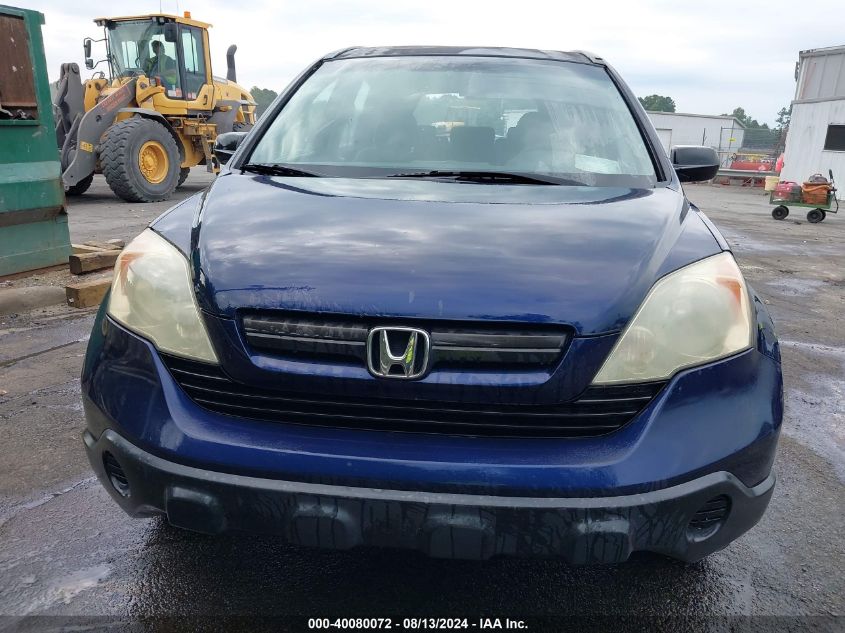 2009 Honda Cr-V Lx VIN: 5J6RE383X9L009125 Lot: 40080072