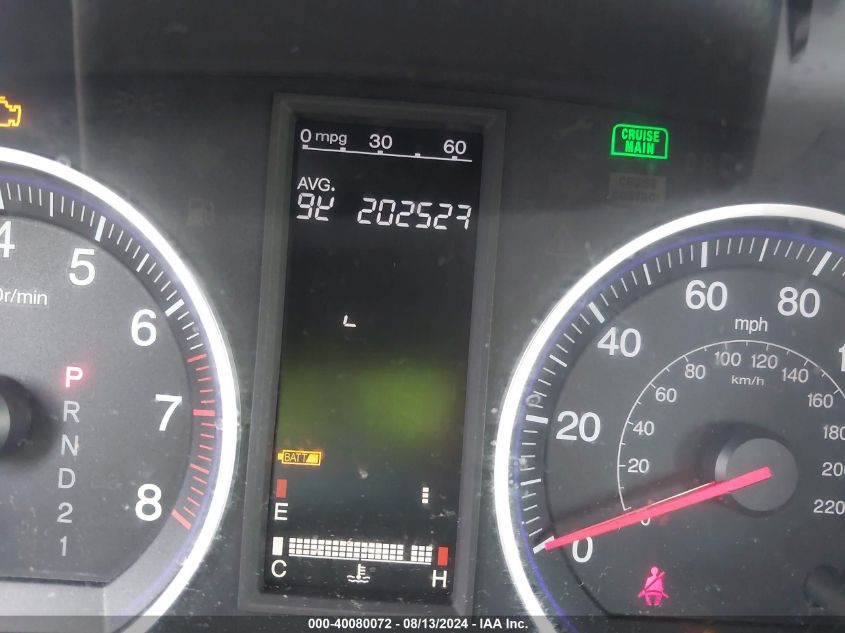 2009 Honda Cr-V Lx VIN: 5J6RE383X9L009125 Lot: 40080072