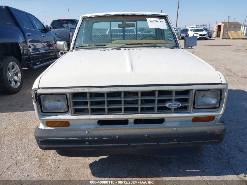 1986 Ford Ranger VIN: 1FTR10T6GUD44918 Lot: 40080110