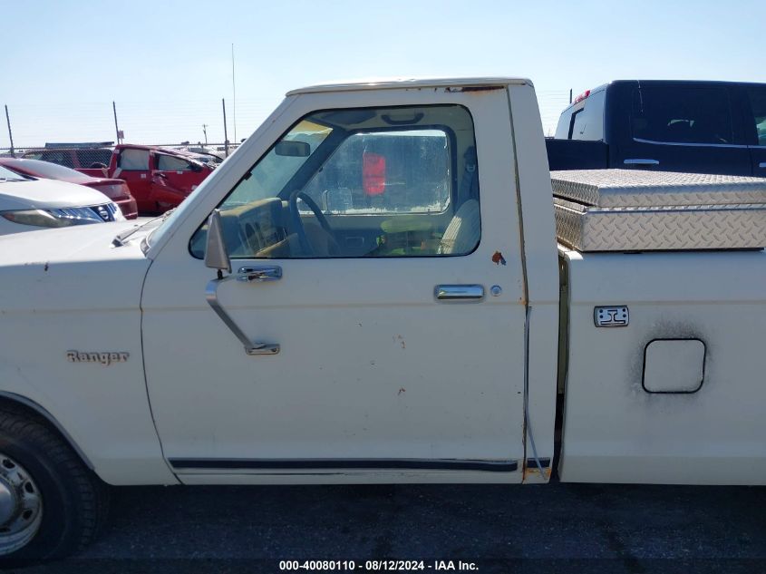 1986 Ford Ranger VIN: 1FTR10T6GUD44918 Lot: 40080110