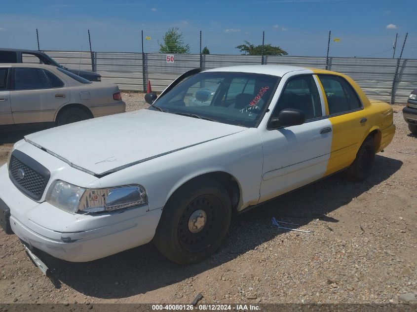 2001 Ford Crown Victoria Police Interceptor VIN: 2FAFP71WX1X165998 Lot: 40080126