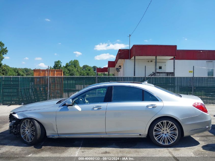 2015 Mercedes-Benz S 550 VIN: WDDUG8CB0FA109737 Lot: 40080133