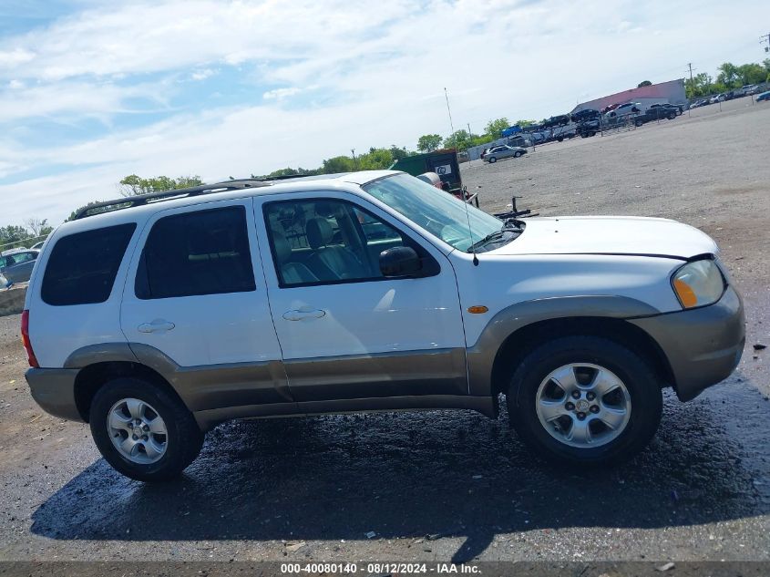 2004 Mazda Tribute Es V6 VIN: 4F2CZ96154KM15011 Lot: 40080140