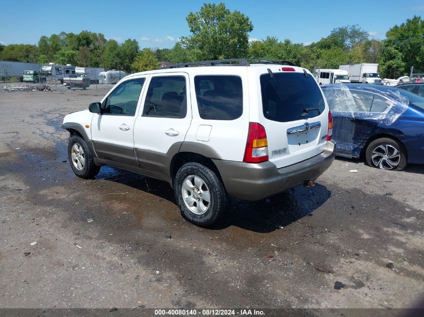 2004 Mazda Tribute Es V6 VIN: 4F2CZ96154KM15011 Lot: 40080140