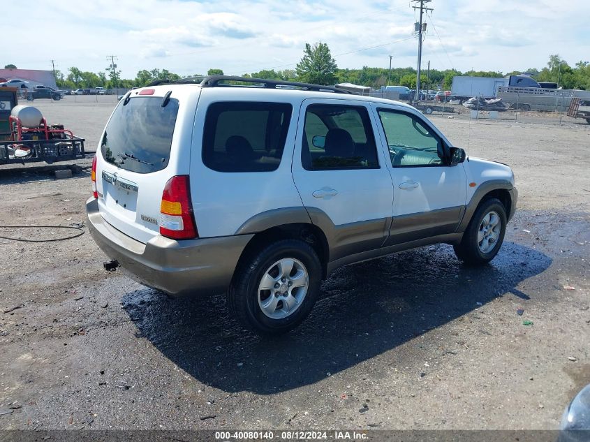 2004 Mazda Tribute Es V6 VIN: 4F2CZ96154KM15011 Lot: 40080140