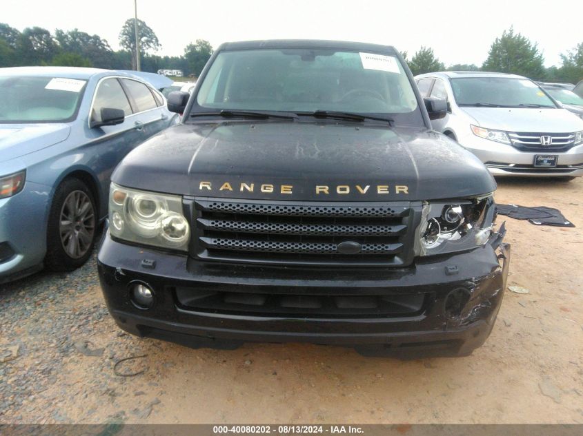 2008 Land Rover Range Rover Sport Hse VIN: SALSK25418A122391 Lot: 40080202