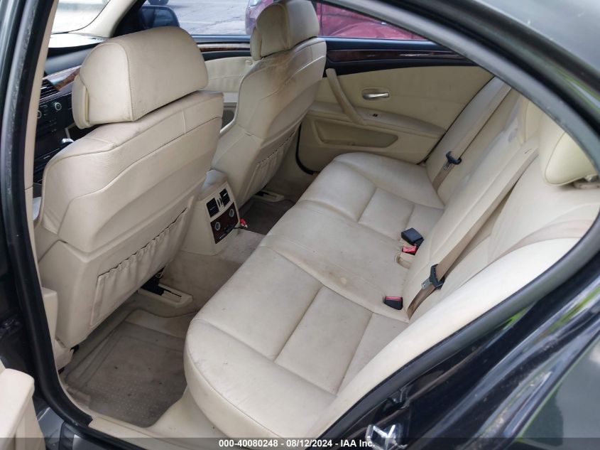 2008 BMW 535I VIN: WBANW13538CZ74726 Lot: 40080248