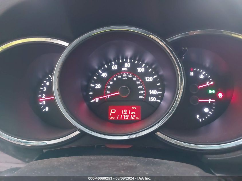 2012 Kia Sorento Lx VIN: 5XYKT3A16CG305543 Lot: 40080253