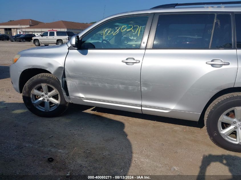 2009 Toyota Highlander VIN: JTEDS41A992069325 Lot: 40080271